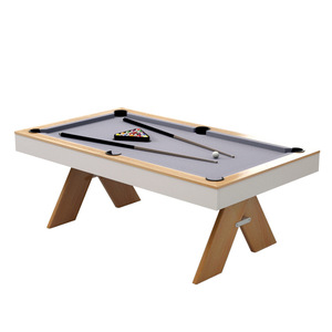 <span class=keywords><strong>Table</strong></span> de billard américain multifonctionnelle 3-en-1 avec plateau de <span class=keywords><strong>ping</strong></span>-<span class=keywords><strong>pong</strong></span> en MDF 215x122cm pour usage commercial intérieur, vente en gros, OEM - Product Image 1