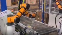 Robot de Lijado Industrial Personalizado con PLC, Robot Colaborativo de Pulido, Robot de Rectificado Automático, Cobot con Capacidad de Carga de 5 kg, Clasificación IP54 para Metal