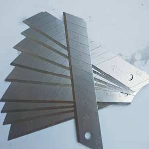 Cuchillas de Repuesto para Cuchillo Forest Bird, 118 mm, 0.6 mm de Grosor, Acero Negro, para Cortar Papel y Papel Tapiz - Product Image 1