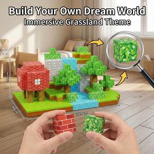 Modern <b>Buildings</b> 449PCS 3D Paper <b>Building</b> <b>Blocks</b> <b>Set</b>-STEM Montessori Educational Electronic Toy - Product Image 6