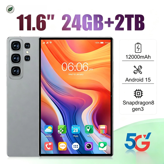 2026 New Cross-Border 10.1-inch Tablet PC S26 Ultra 24GB+2TB Low-Price Smart Tablet