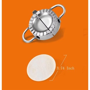 Presse à raviolis en acier inoxydable, moule à empanadas, outil pour la pâte à tarte, pour la pâtisserie et la cuisine - Product Image 2