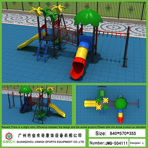 Nhà máy cho trẻ em sân chơi ngoài trời nhỏ trượt đu đặt sân vườn sân chơi nhựa trẻ em sân chơi thiết bị ngoài trời - Product Image 5