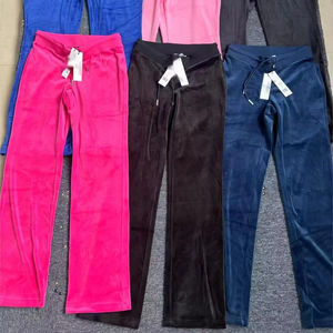 CONJUNTO DE PIJAMAS DE TERCIOPELO TALLA EE.UU. REINO UNIDO AL POR MAYOR DE FÁBRICA PRENDAS DE PRENSA ROPA STOCK PIJAMA DE ALGODÓN RAYÓN SEDOSO - Product Image 2