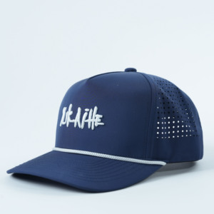 Gorra de Béisbol Personalizada de Alta Calidad con 5 Paneles, Logotipo Bordado, Visera Curva y Perforaciones, Gorra Tipo Dad con Orificios Cortados con Láser - Product Image 6
