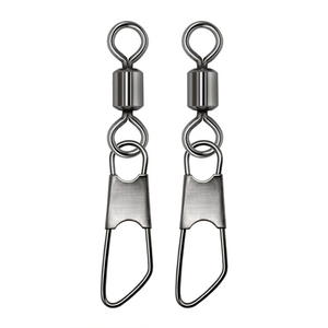 Aparejos de pesca, grúa giratoria de acero inoxidable con <span class=keywords><strong>Inter</strong></span> Lock B Snap, accesorios para Señuelos de Pesca, Clips, conector a presión de pesca - Product Image 2