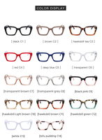 DAQRI - Monturas de Gafas Cuadradas de Aro Completo, Diseño Clásico Contemporáneo, Ligeras y Duraderas, de PC, con Bloqueo de Luz Azul, para