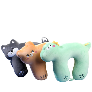 <span class=keywords><strong>Oreiller</strong></span> pour le cou en forme de U 2 en 1 en polyester et coton pour chats et animaux - Product Image 2