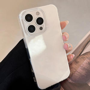 Funda rígida IMD de color sólido brillante, adecuada para iPhone 16, 17 Pro Max, funda anticaídas para iPhone 13 - Product Image 3