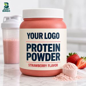Poudre de protéines végétales en grands pots alimentaires, formule et emballage ODM pour marques privées - Product Image 1
