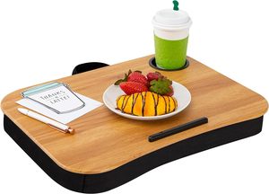 Combohome <span class=keywords><strong>Lap</strong></span> bàn cho máy tính xách tay phù hợp lên đến 15.6 ", di động <span class=keywords><strong>Lap</strong></span> đầu gối Bàn máy tính bảng gối tre Máy tính để bàn - Product Image 5