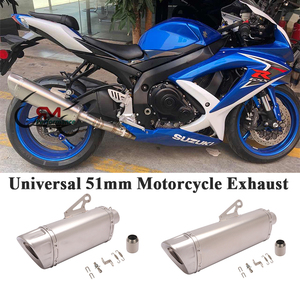 Akra-silenciador Universal para motocicleta, escape de 51mm para GSX S1000 GSX R1000 Z1000 MT09 - Product Image 6