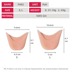 2025 nouveau manchon de protection d'<span class=keywords><strong>orteil</strong></span> doux et confortable Absorption des chocs soins des pieds tous les jours <span class=keywords><strong>marche</strong></span> pied sec respirant - Product Image 6