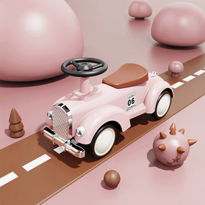 Vélo d'équilibre pour bébé à quatre roues, jouet intemporel pour enfants de 1 à 3 ans, voiture jouet durable, cadeau trotteur pour bébé - Grande Vente - Product Image 1
