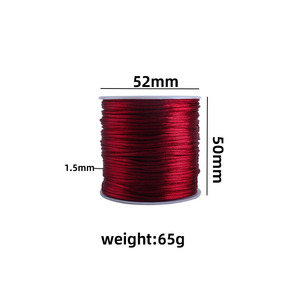 <span class=keywords><strong>Hilo</strong></span> de Macramé para Pulseras, 1.5mm, Cuerda para Abalorios DIY, 11 Colores, Cordón para Hacer Joyas, Componentes para Bisutería SFT STF - Product Image 5