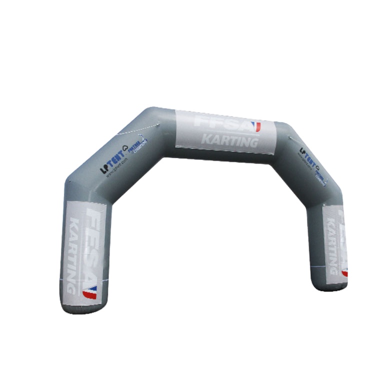 Рекламный надувной замок с принтом на заказ, большой надувной лук с сублимационной печатью