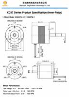 Motor DC Brushless 57mm Berkualitas Tinggi 24V 20W untuk Otomatisasi Lengan Robot