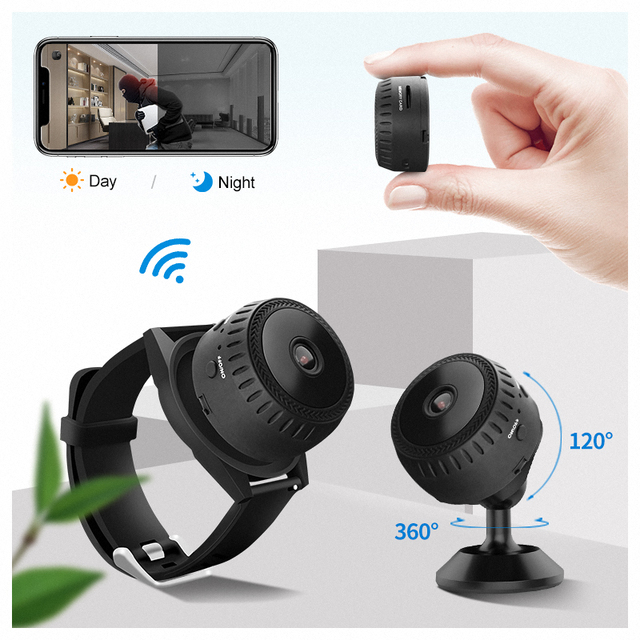 1080p Sport 4K HD  Wifi Magnetic Camera Mini  Cctv Security Nanny Cam Portable Wireless Small  Video IP Camera