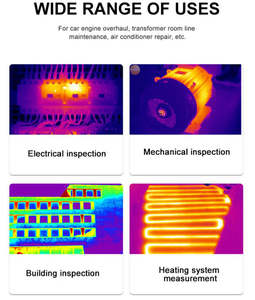 Htiウォーターパイプ漏れ & 火災検知検査サーマルカメラ温度測定器付きサーマルイメージングカメラ - Product Image 6