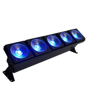 Luzes de efeito dj, 5 olhos, discoteca, palco, barra de luz 5x30w rgb 3 em 1 led, matriz, lâmpada led