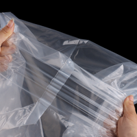 Sac en plastique transparent de fond plat de PE de sel chaud pour des articles divers et