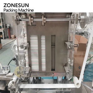 เครื่องบรรจุห่อหลอดดูดน้ำแบบอัตโนมัติความเร็วสูง ZONESUN ZS-SPZ51 สำหรับห่อหลอดพลาสติกหรือหลอดกระดาษแบบปิดผนึกสามด้าน - Product Image 3