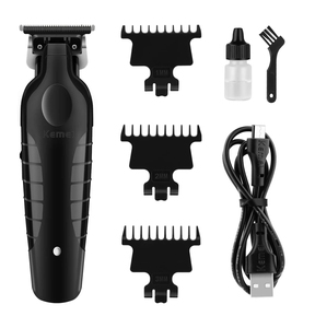Tondeuse à Cheveux Électrique Sans Fil Professionnelle Rechargeable USB pour Homme, Kit Complet Fabricant <span class=keywords><strong>KM</strong></span> - Product Image 4