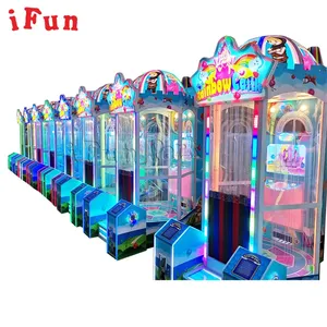 Ifun ร้อนขายปราสาทสายรุ้งสวนสนุกในร่มเครื่องเกมไถ่ถอนสําหรับเด็ก