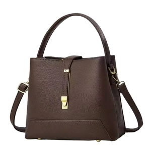 Bolso Tote con Correa Cruzada Desmontable y Detalle Metálico, Bolso de Mano Elegante de Gran Capacidad para Uso Diario - Product Image 1