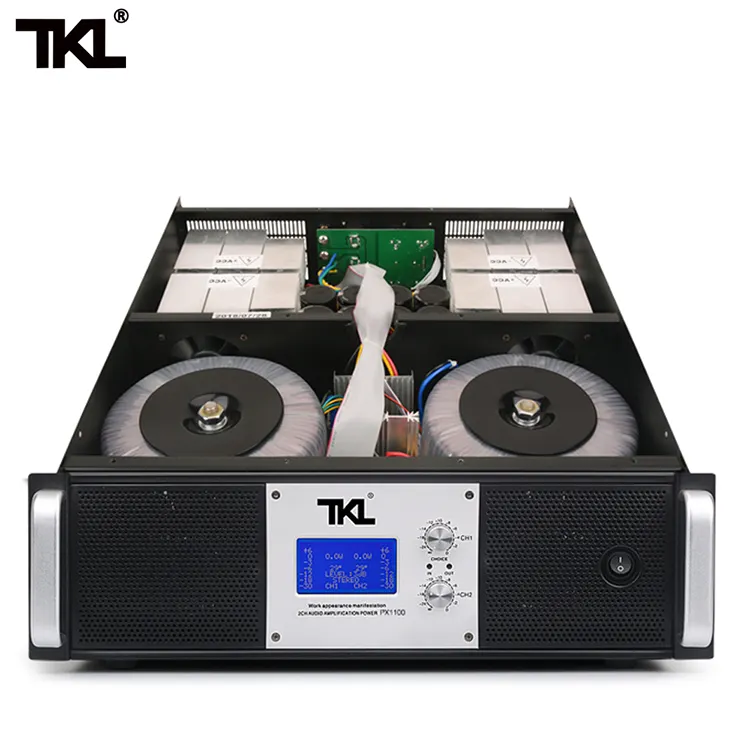 TKL PX300 New Power Amplifier 500W Power Professional Stage Performance Karaoke Heavy Bass Original HIFI Power Amplifier