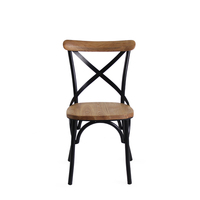 Chaise de bar haute de style loft industriel commercial sièges en bois moderne pour cuisine salle à manger pour bar restaurant café boutique