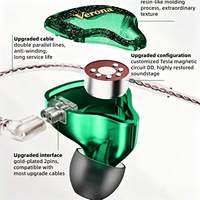 Auriculares Intrauditivos con Gradiente Estrellado, ANC Real, Cable Trenzado, HiFi, Resistentes al Agua IPX-4, Hechos en China, para Músicos y Videojuegos