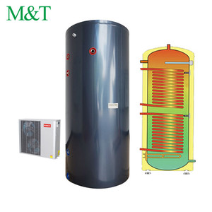 Chauffe-eau domestique monobloc 800L sous pression, solaire et électrique, air-eau, avec réservoir d'<span class=keywords><strong>accumulation</strong></span> - Product Image 3