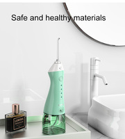 Best Seller pembersih gigi portabel nirkabel, Flosser air IPX7 300ml, pembersih gigi Flosser air dapat diisi ulang