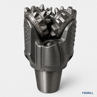 Foret triconique FSDRILL 7 7/8 pouces IADC 117 en acier au carbone forgé, outil de forage pour roche tendre et forage de puits d'eau