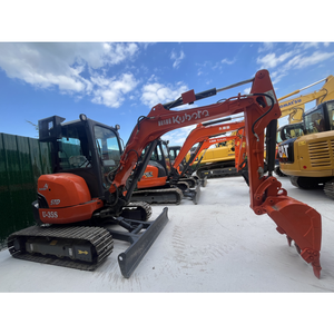 Miniexcavadora Kubota U35S Usada Original de Japón, 3.5 Toneladas, Giro de Cola Cero, Excavadora Pequeña - Product Image 2