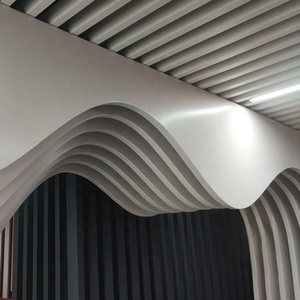 3D nghệ thuật Thiết kế nhôm bên ngoài bảng điều khiển kim loại sóng mặt tiền kim loại bên ngoài ốp - Product Image 6