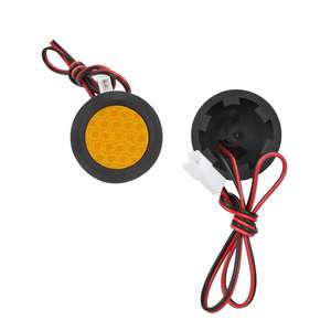 ไฟเลี้ยว LED 12V 1 คู่ สำหรับติดตั้งแฮนด์ด้านหน้าซ้ายขวา ใช้แทนไฟเลี้ยวสกู๊ตเตอร์ไฟฟ้า อุปกรณ์เสริมไฟเตือน - Product Image 3