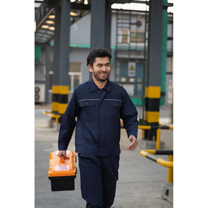 Tùy Chỉnh OEM Dịch Vụ Phổ Thời Trang Làm Việc Người Đàn Ông Phụ Nữ Công Nhân Đồng Phục Dài Tay Áo Unisex Chịu Mài Mòn Làm Việc Quần Áo Hàng Đầu - Product Image 5