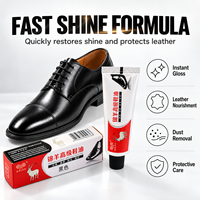 Crème à cirer les chaussures Jinyang, stable aux hautes températures, 30g, emballage en boîte, formule facile à nettoyer pour l'entretien des chaussures