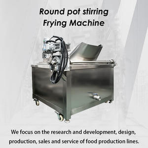 Yuvarlak saksı elektrikli gaz fritöz endüstriyel balık ve cips patates makinesi toplu soğan ticari aperatif - Product Image 5