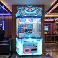 Machine à pinces à 48 pinces, coque rotomoulée, machine d'arcade, machine à pinces à deuxième chance, distributeur de capsules de jouets, à monnayeur