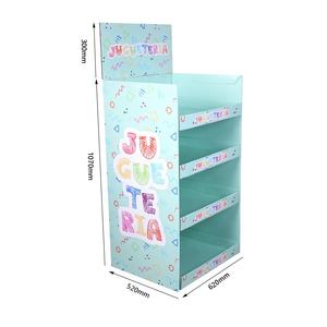 ชั้นวางแสดงกระดาษแข็ง LEGO แบบกำหนดเองสำหรับร้านค้าปลีกชั้นวางแสดงแบบ fsdu 4ชั้นวางแสดงของ<span class=keywords><strong>เล</strong></span>่นกระดาษลูกฟูก - Product Image 6