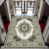 FIGOO-Moderner Teppich für Wohnzimmer Rutschfester Teppich mit Geringer Mindestbestellmenge