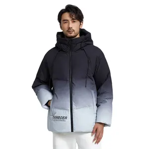 Different design Excellent mens puffer down jacket with hood Winter