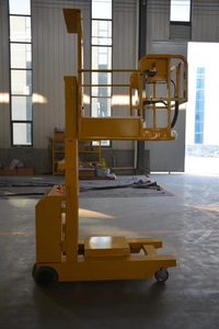 Thủy lực một bài di động rửa xe nhà để xe duy nhất bài xe nâng/cột duy nhất 6M 8M <span class=keywords><strong>10m</strong></span> nhôm nâng người đàn ông nâng - Product Image 5