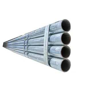 Tube en acier ondulé galvanisé classe b gi prix1.5 pouces kbg conduit tube bs 1387 85 demi-cercle 40mm alésage nominal