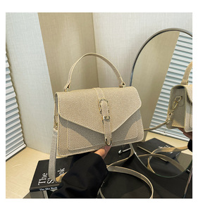 Wholesale Ladies Fashion <b>Handbags</b> 2025 New Square Design ZIP Single Strap Shoulder Bag Solid Color Bags for Women <b>Summer</b> Winter - Product Image 2