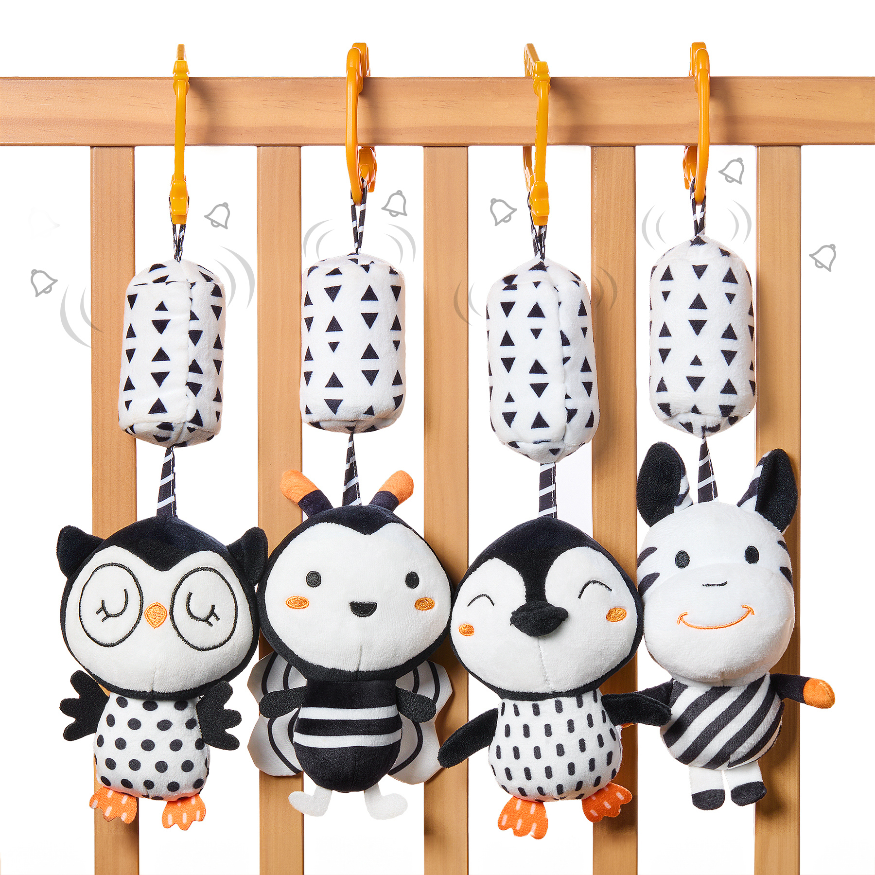Berceau Jouets Suspendus Nouveau-né Poussette Cloche Cintre Bébé Lit Berceau Jouets Suspendus Nouveau-né Poussette Cloche Cintre Bébé Lit