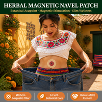 Patch magnétique amincissant pour le nombril, autocollant à base de plantes pour le nombril à l'armoise, Dropshipping TikTok, OEM, faible MOQ
